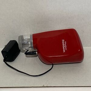FoodSaver Vacuum Sealer FreshSaver Rechargeable Handheld Sealing System Red